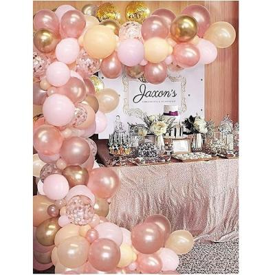 China Wholesale Diy Balloon Garland Arch Set Kit Rose Gold Decoration Birthday Party from party decoration manufacturer for sale