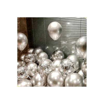 China Wholesale Latex Customized Good Quality Silver Balloon Arch Birthday Party Balloons Kit for sale