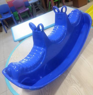 China Kindgarden Outdoor Playground Baby Toy Plastic Kids Equipment Indoor Rocking Horse Three-Seat Rider Rocking Horse For Kids Children for sale