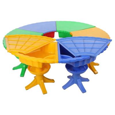 China New plastic pp sand water table playing beach plastic toy kids outdoor table set kids home furniture for sale