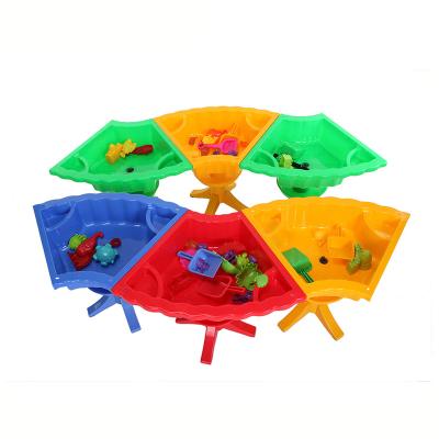 China Colorful Kids Sport Toy Plastic Sandbox Kids Sand and Water Play Table/Sand Table for sale