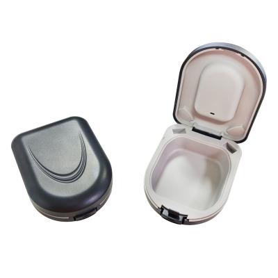 China Portable Large ABS+TPR Slot ABS Hearing Aid Case With Strong Protection for sale