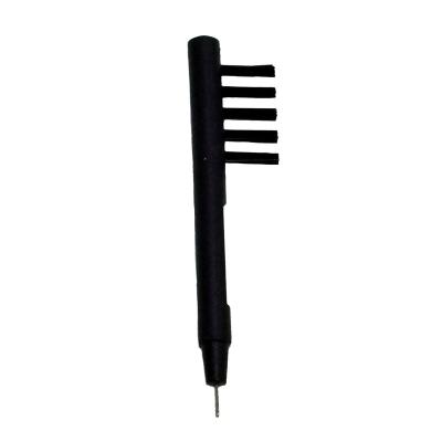 China ABS and Nylon Hearing Aid Cleaning Brush with Magnet Loop and Wax Tool for sale