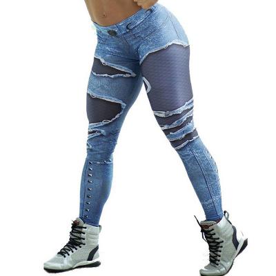 China Yiwu Antibacterial Factory Supplier High Quality Polyester Spandex Gym Yoga Tights Ladies Tights Good Yoga for sale