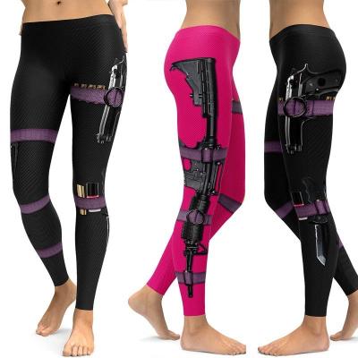 China New Hot Antibacterial Sports Fitness Yoga Pants Sports Custom Made Women Gaiters Tights Fitness Tights Manufacturers for sale