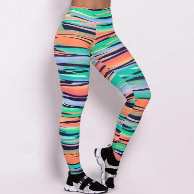 China Antibacterial High Quality Autumn Winter Sports Leggings Bodybuilding Gym Wear Printed Leggings Women for sale