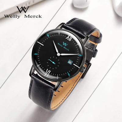 China Date OEM Brand Automatic Stainless Steel Quartz Watches Water Resistant 5 Bar Wrist For Men Old Design for sale