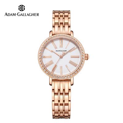 China 2021 Luxury Fashion Gold Automatic Logo Stainless Waterproof Girls Women's Date 2021 Women's Quartz Watches for sale