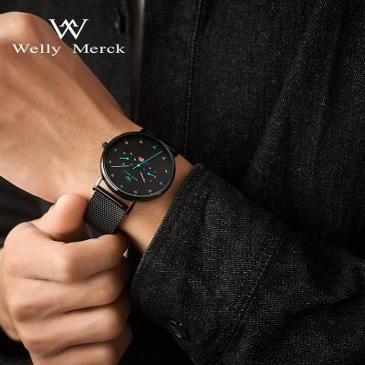 China New Brand Waterproof Men Fashion Casual Men's Wrist Watch Stainless Steel Quartz Watches for sale