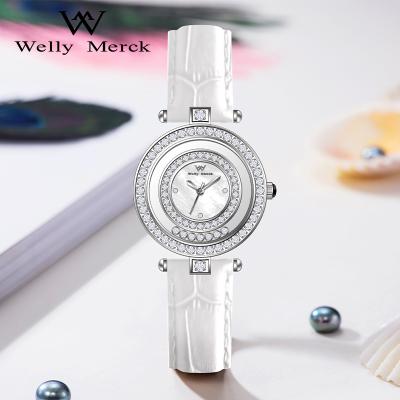 China Automatic Date Fashion Casual Watch Luxury Women Waterproof Leather Strap Quartz Steel Wrist Watch for sale