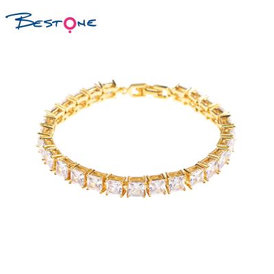 China High Quality TRENDY Bestone Slider Wand Brass Bracelet with Real Gold Plated for sale