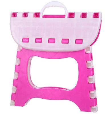 China Foldable Wholesale Foldable Portable Plastic Step Stool for home use outdoor fishing stool with handle for sale