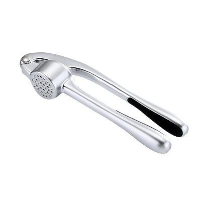 China Sustainable Wholesale Premium Zinc Alloy Metal Garlic press manual ginger presses squeezer kitchen tool gadget easy use and clean for sale