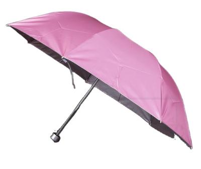 China Modern Wholesale Promotional Folding semi-automatic Umbrella with anti UV silver coating cheap sun rain umbrella OEM LOGO for sale