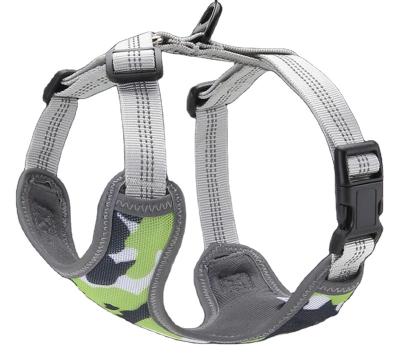 China Reflective No Pull Easy walk step in pet dog harness for Small medium big size dogs, Reflective escape proof puppy harness for sale