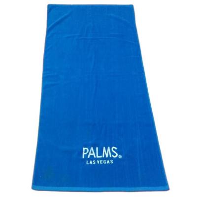 China Child-Proof 100% cotton sublimation  beach towel with custom sizes reactive embroidery logo for promotion for sale