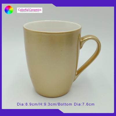 China Glaze Spraying Bone China Cups Contemporary Soft Touch Small Bone China Coffee Mugs for sale