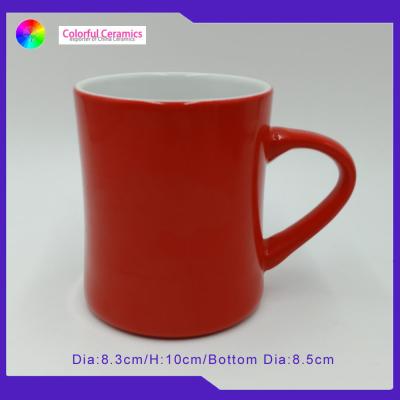 China Food Contact Safe Ceramic Glazed Mugs Custom Printed Ceramic Coffee Mugs for sale