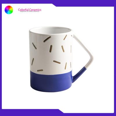 China Large 400ml New Bone China Mug Personalized Coffee Cups Customized Ceramic Material for sale