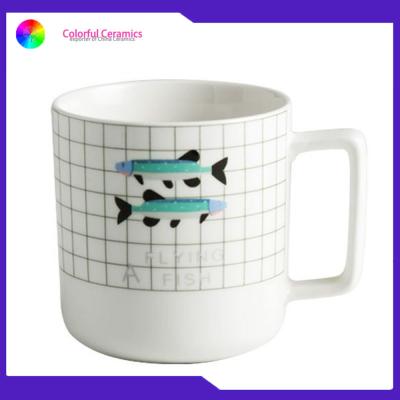 China Kids Ceramic Promotional Gifts Mugs Microwave / Disherwasher Safe 350ml Capacity for sale