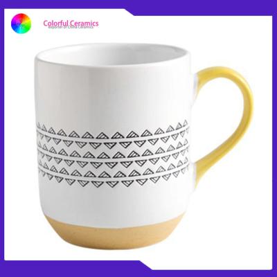 China 745ml Capacity Ceramic Travel Coffee Mugs , Stoneware Ceramic Mugs With Logo for sale