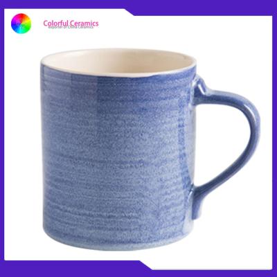 China Lead Free Glazed Ceramic Coffee Mugs Glazed Cup 485ml Capacity Low Water Absorption for sale