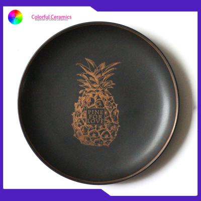 China Placas de cena de cerámica amistosas de Eco uso nórdico de la demostración del postre/de la joyería del estilo de 8 pulgadas en venta