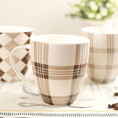 China Monochrome Stripe Drum Water Cup Food Contact Safe Eco Friendly As Business Gift for sale