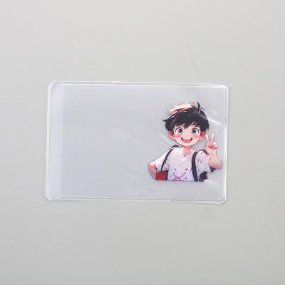 China Viable Custom ID Profile Picture Spoof Protective Key Card Cover Funny Certificate Cover Transparent Cover for sale