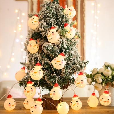 China 3M LED Home Outdoor Light Strip Festival Decoration Cute Santa Snowman Christmas Decoration Led String Lights for sale