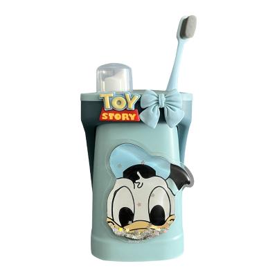 China 2023 Cute Disposable Children's Cartoon Mouthwash Cup Toothjar Anti-drop Water Cup Plastic Brushing Cup for sale