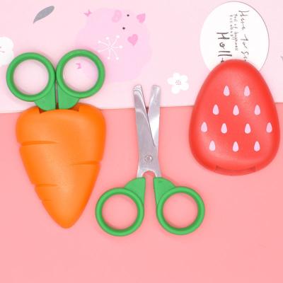 China Beautiful Custom Plastic Adjustable Student Scissors Kids Mini Craft School Best-Selling Safe for sale