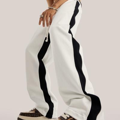 China Streetpants Print Breathable Oversized Trouser Pants Set Mens Casual Sportswear Sportswear Gym Custom White Jogging Mens Casual Sports Tracksuit for sale