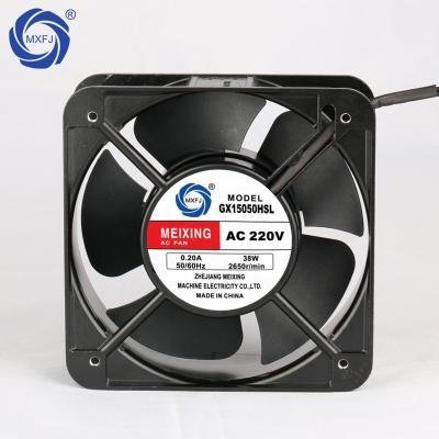 China Hotels GX15050HSL 220V-240V 150 x 150 x 50mm Aluminum Plastic Blades High Speed ​​AC Axial Fan Frame Radiator Cooling Fan for sale