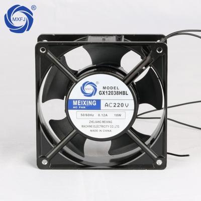 China Hotels GX12038HBL 220V-240V 120 x 120 x 38mm Axial Frame Aluminum Plastic Blades High Speed ​​AC Fan Heatsink Cooling Fan for sale