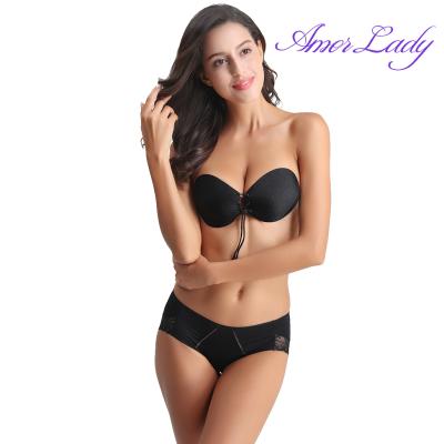 China 2020 Fashion Shapes Bikini Dress Underwear Antibacterial Backless Invisible Bra for sale