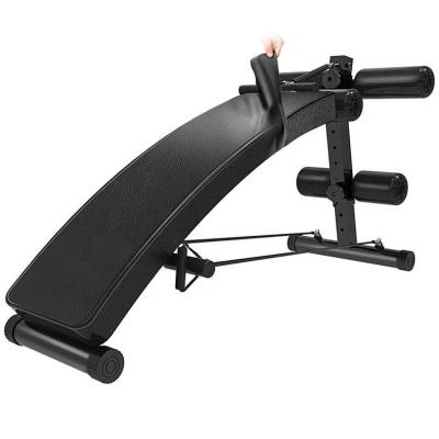 China Folding Sit Up Bench Adjustable Gym Weight Bench Panel Steel Abdominal Fitness Sit Up Crunch Bench Gym Fitness Home Exercise for sale