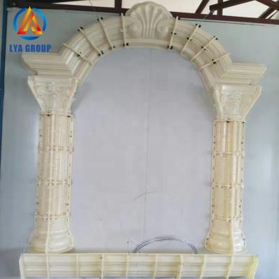 China Eco-Friendly Durable Window Trim Door Molding Roman Window Frame Pillar Mold Fiberglass For Concrete for sale