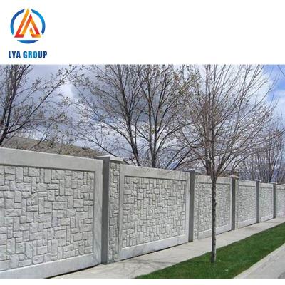 China Culture Stone Texture Landscape Cut Square Stone Precast Concrete Fence Mold For Garden Bridge Embankment for sale