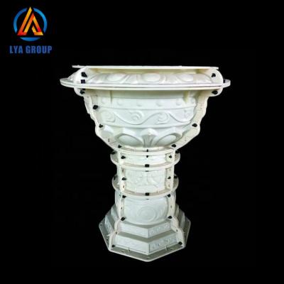 China High Precision Small Shapes Cement Concrete Flower Pot Molds For Household Growing Plants for sale