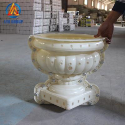 China Various Designs High Precision Hot Sale Silicone Small Concrete Flower Pot Molds For Factories for sale