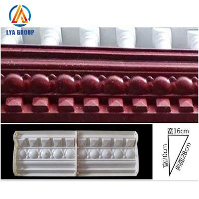 China New Design High Precision Exotic Roof Coils Concrete Wall Molds Concrete Gutter Line Molds On Sale for sale