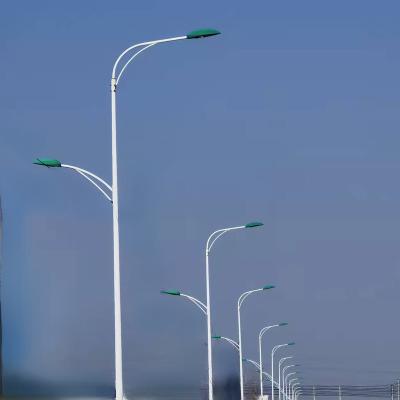 China Standard road and street galvanizing um100 lamp poles 8m lighting poles 10m street and street ASTM for Ethiopia for sale