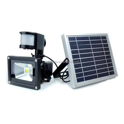 China tempered glass motion sensor mini luz led solar wall lamp 10w solar flood light for sale