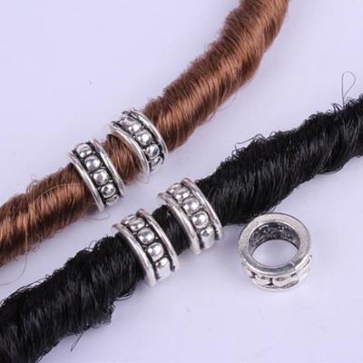 China Lady Hair Beads For Kid Hair Accessories Hair Braids Cuff Gold String Beads for sale