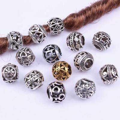 China Madame Hair Beads For Child Beads Hair Accessories Crystal Hair Braids Cuff String Beads for sale