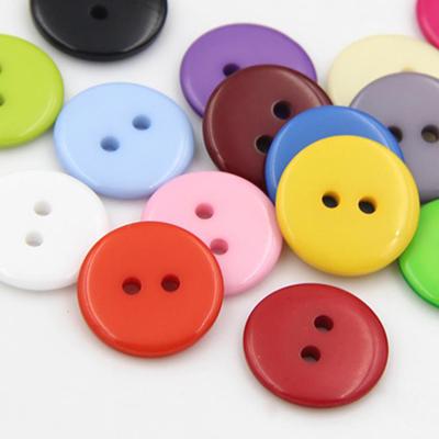 China Two Color Hole Button Children's Clothing Button Round Without Resin Eco FriendlyNickel for sale