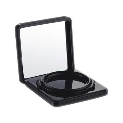 China Recycled Materials Square Empty Compact Powder Case With Mirror Cosmetic Plastic Boxes for sale