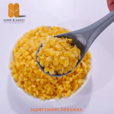 China BP&EP Grade Refined Yellow Beeswax Pellets / Pure Natural Beeswax for sale