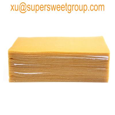 China Size Customized Honeycomb Wax Sheets , Pure Beeswax Sheets For Candles for sale